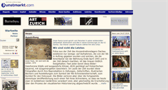Desktop Screenshot of kunstmarkt.com